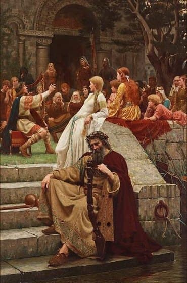 Edmund Blair Leighton, Faded Laurels, 1889