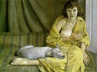 Lucian Freud, Girl with a White Dog, 1950 to 1951