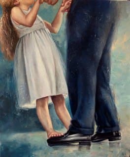 Chris Hopkins, Dancing on Daddy's Shoes, 2024
