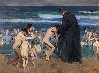 Joaquín Sorolla, Sad Inheritance!, 1899