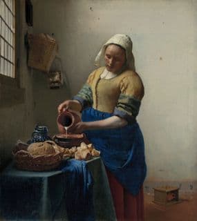 Johannes Vermeer, The Milkmaid, about 1658