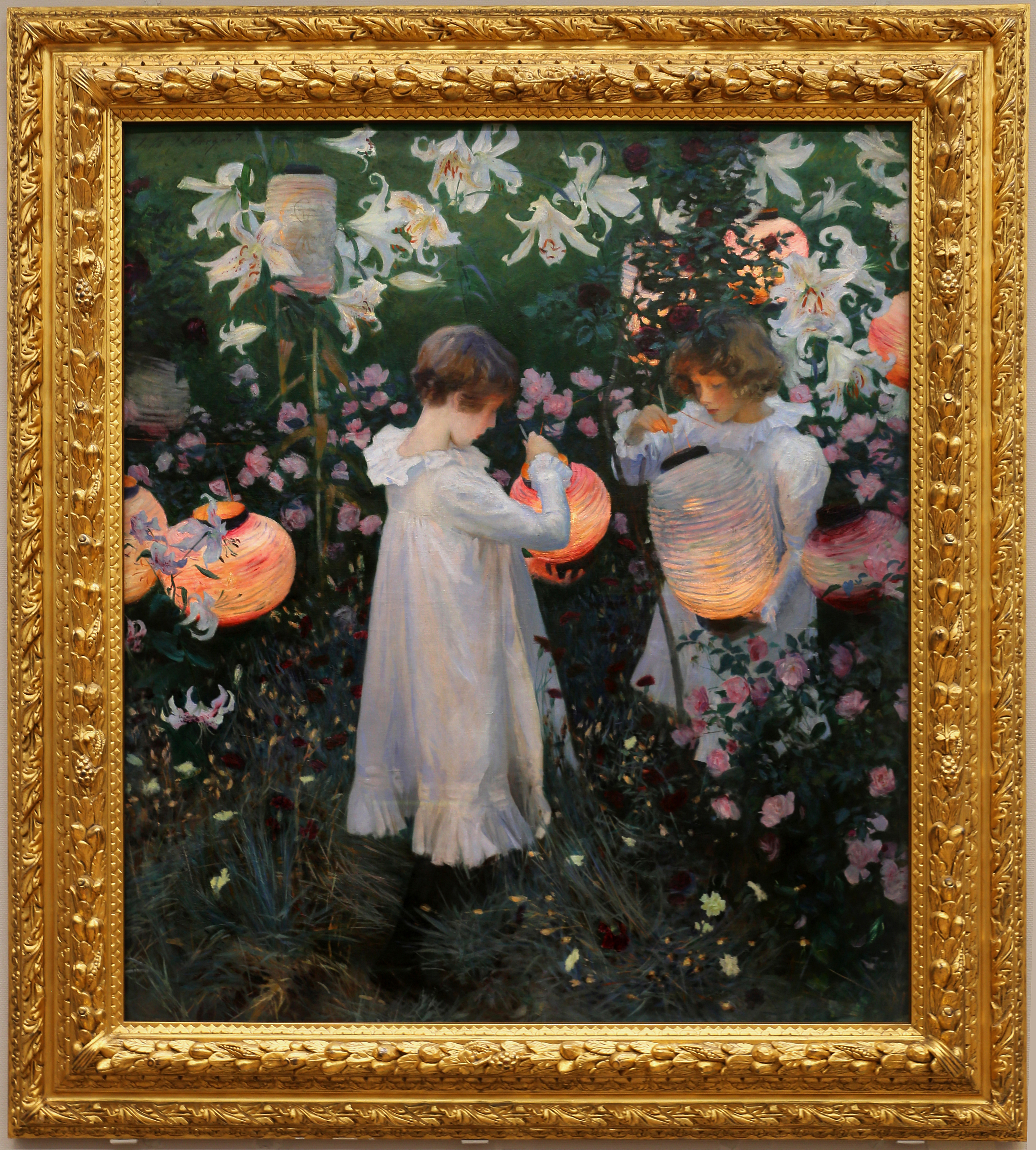 Carnation, Lily, Lily, Rose