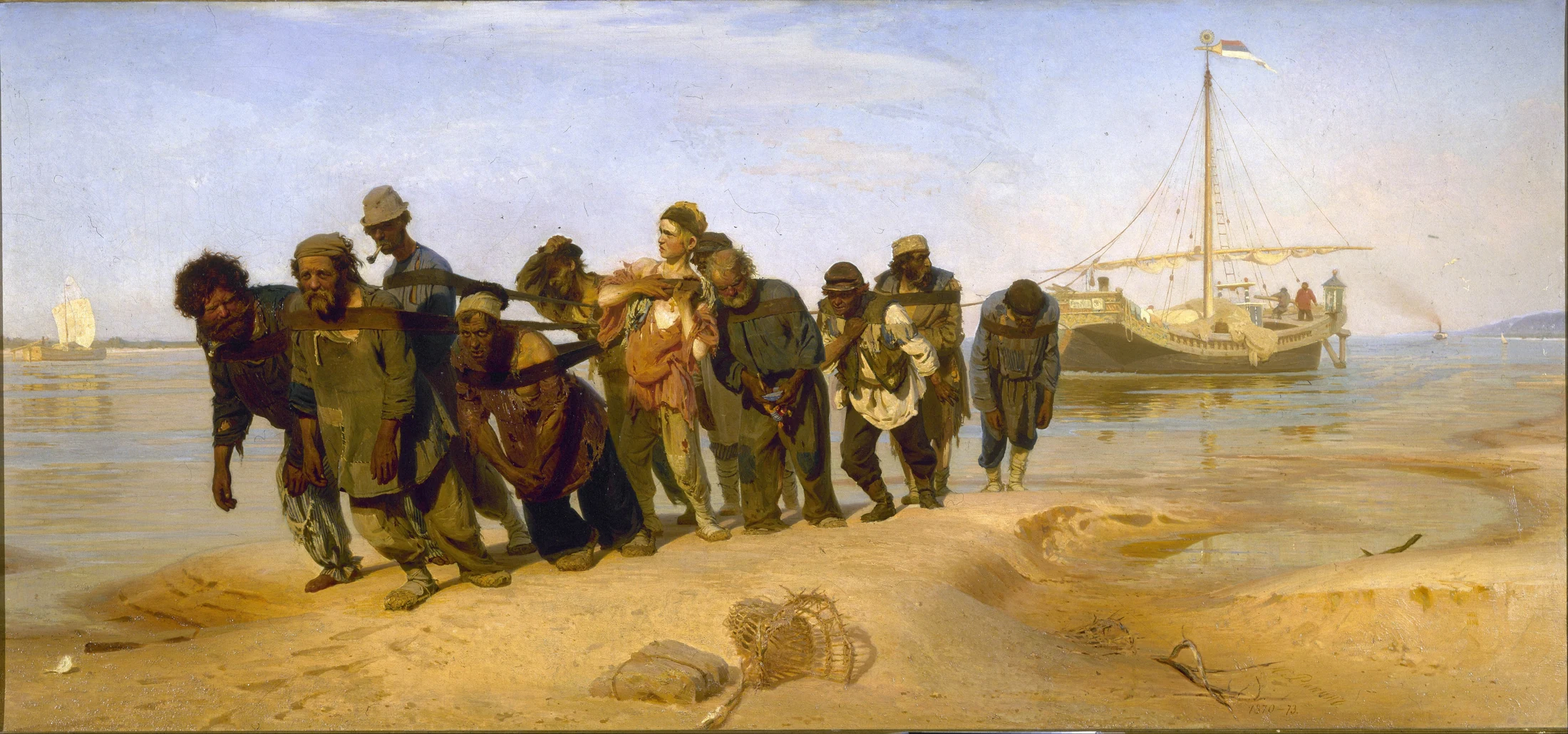Repin, Barge Haulers on the Volga