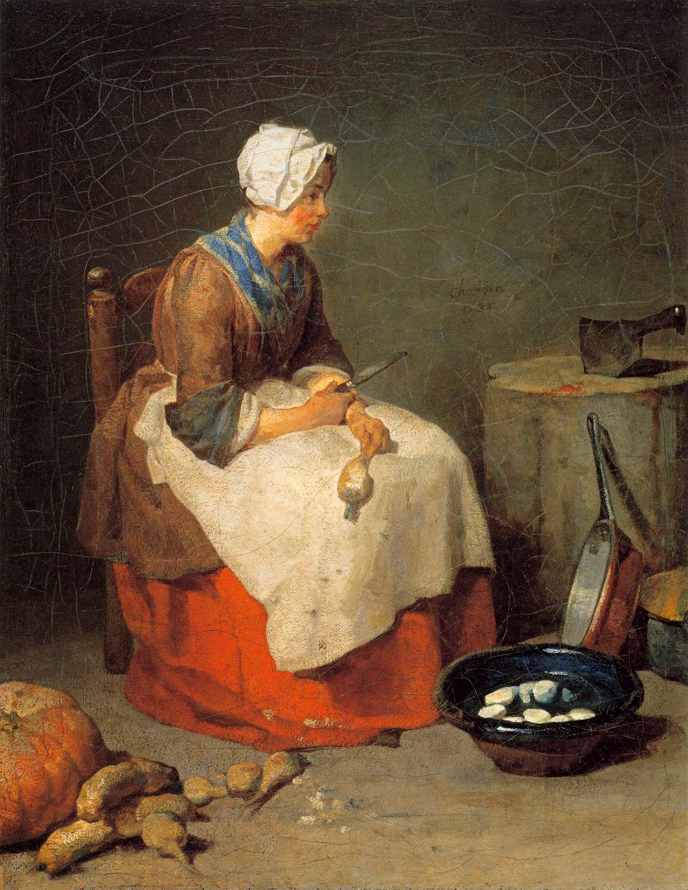 Chardin, The Kitchen Maid
