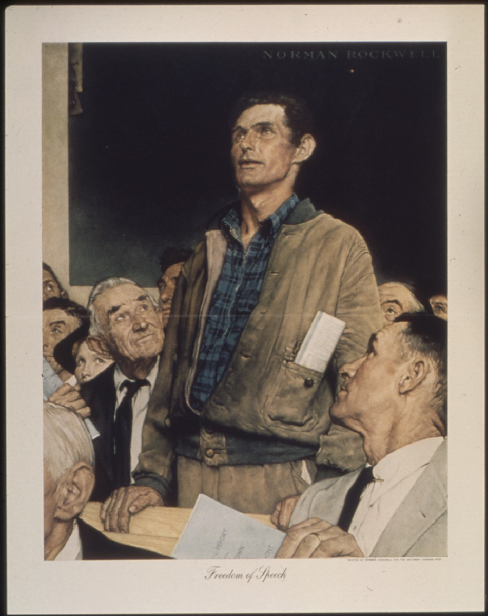 Rockwell, Freedom of Speech