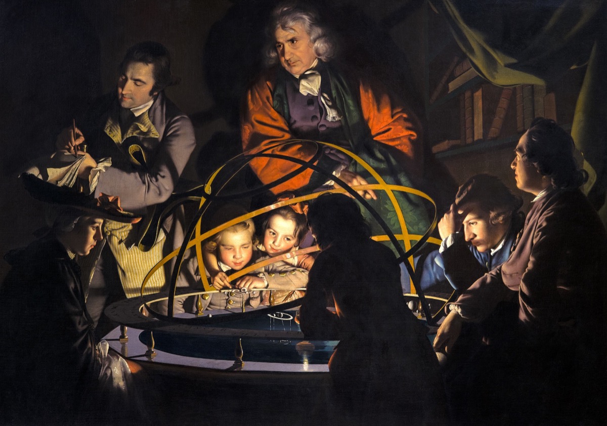 Wright of Derby, Philosopher Lecturing